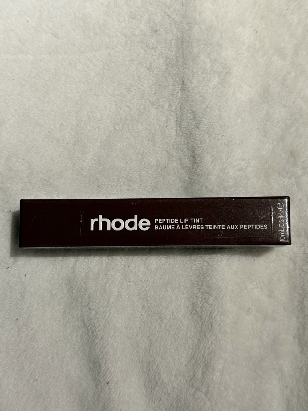 RHODE Peptide Lip Tint - Deep Brown Packaging
